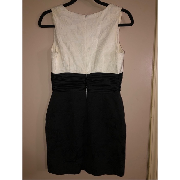 Black and white midi dress - Picture 2 of 3